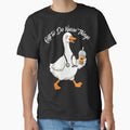 Off To Do Nurse Things – Cute Goose Nurse Coffee Floral Design by NinigFox