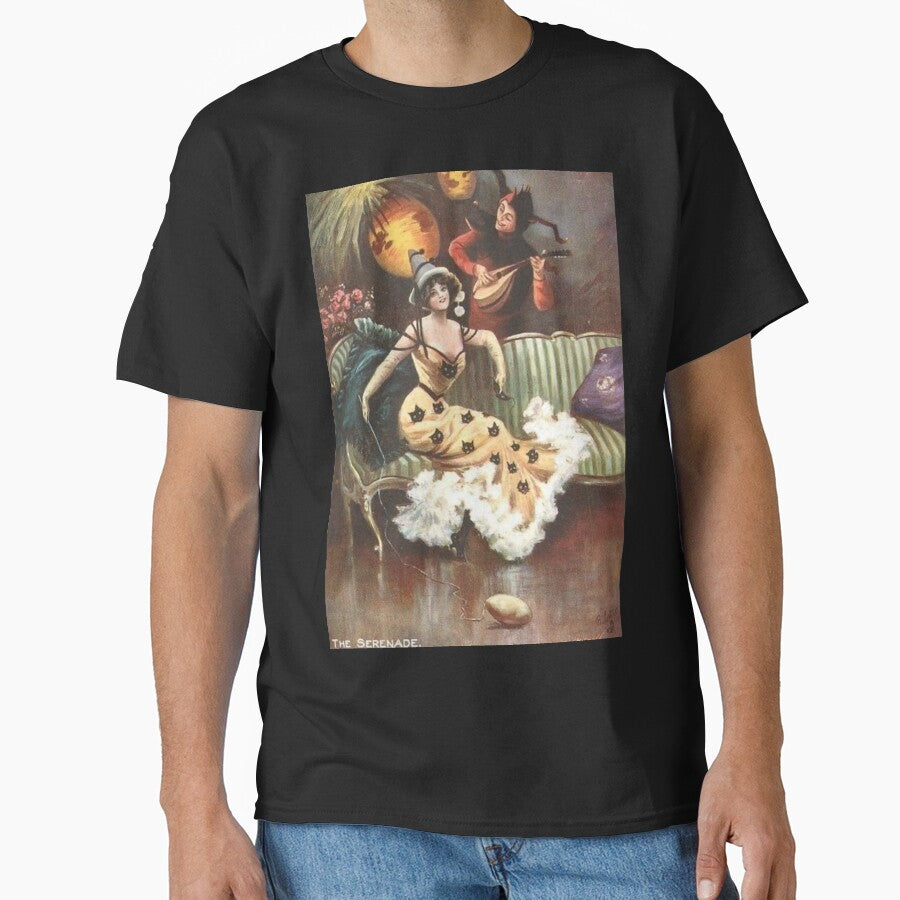 Victorian Couple in Costumes Halloween Card by Bellathewilde