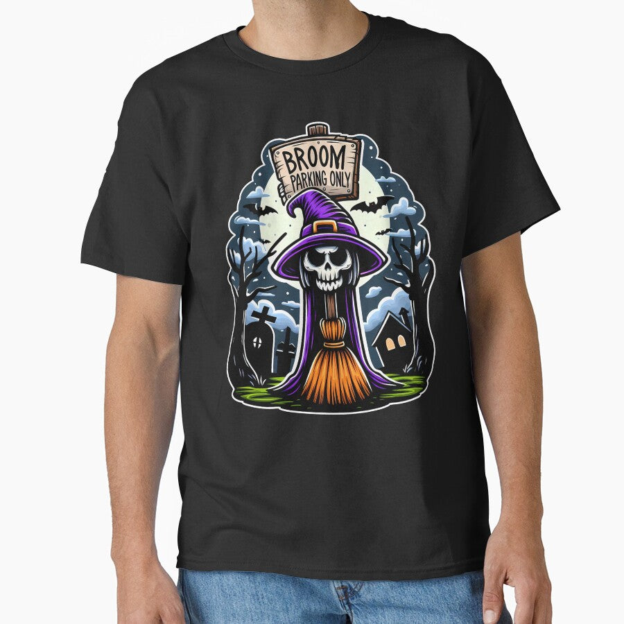 BROOM PARKING ONLY - HALLOWEEN GIFT by KEF Custom