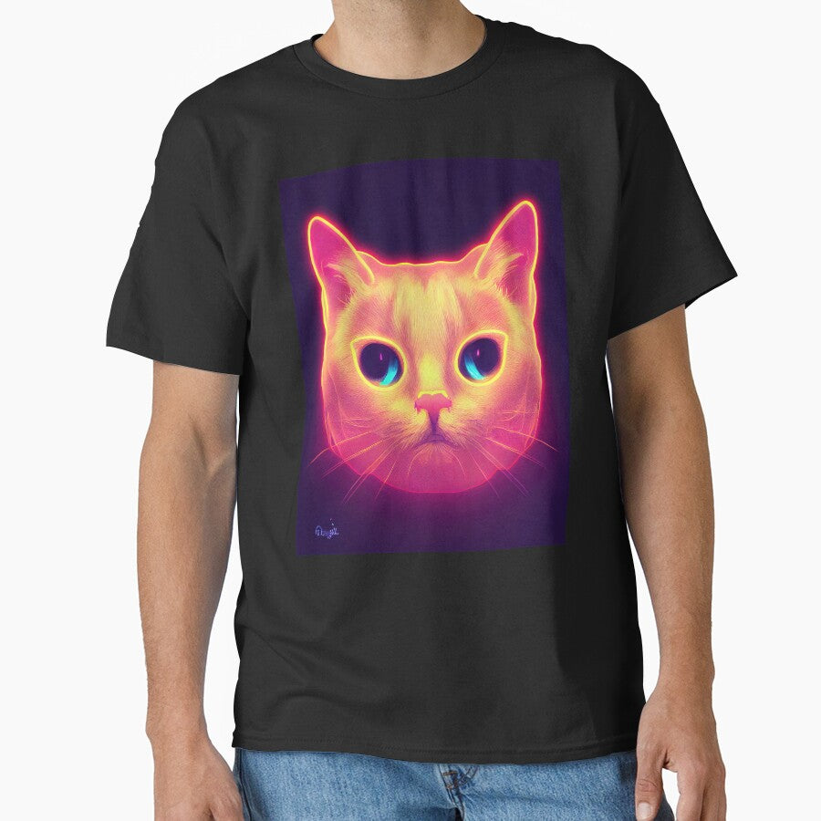 cat halloween neon by ComicsFactory
