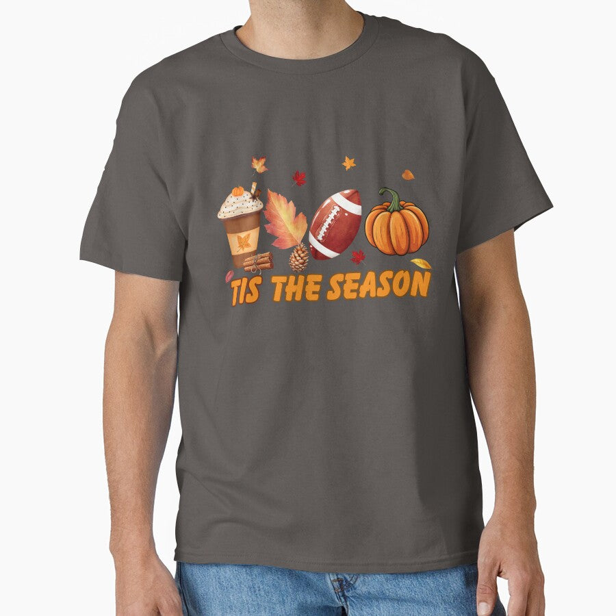 "Tis the Season – Cozy Fall Coffee, Football & Pumpkins" by Sqwirlgrl