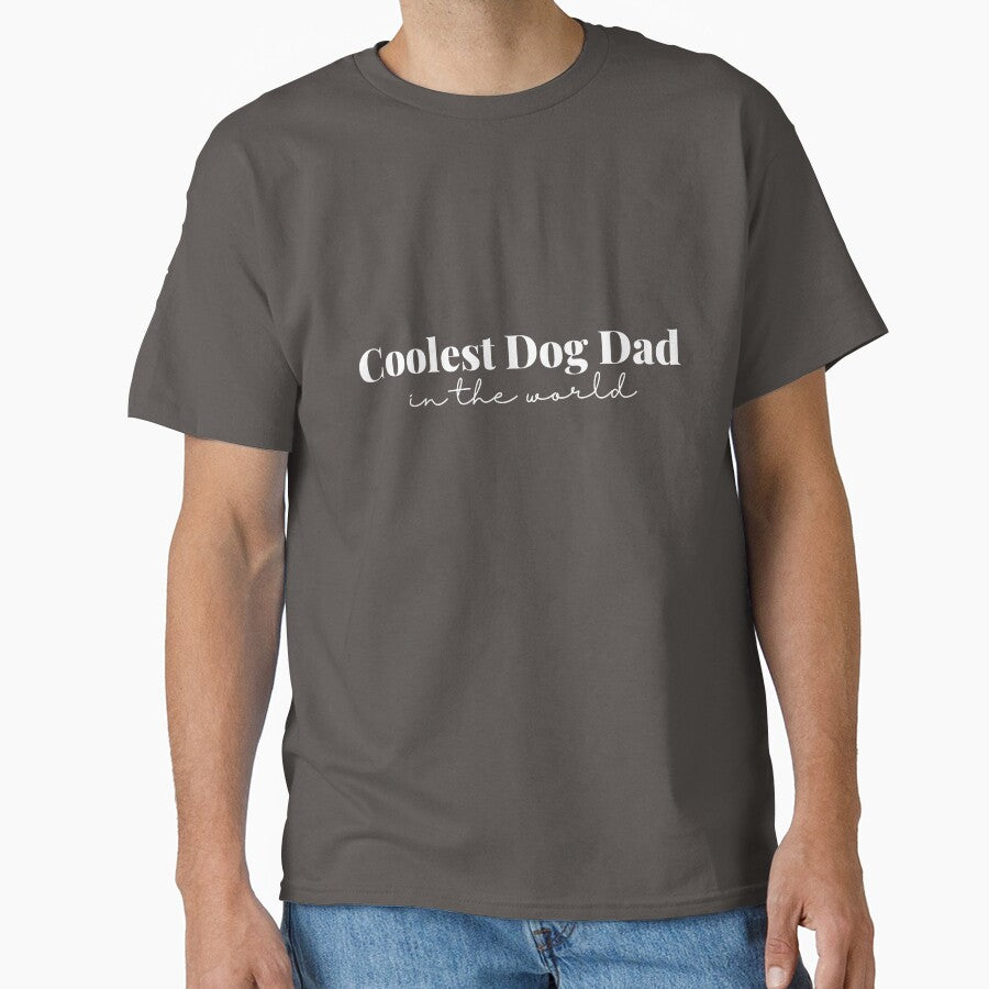 Coolest Dog Dad in the world.  Father's day and Dogs. by Doggymadness