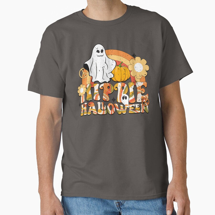 Hippie Halloween! Peace, love and Halloween. Happy Halloween Retro. by MamaNeeaDesigns