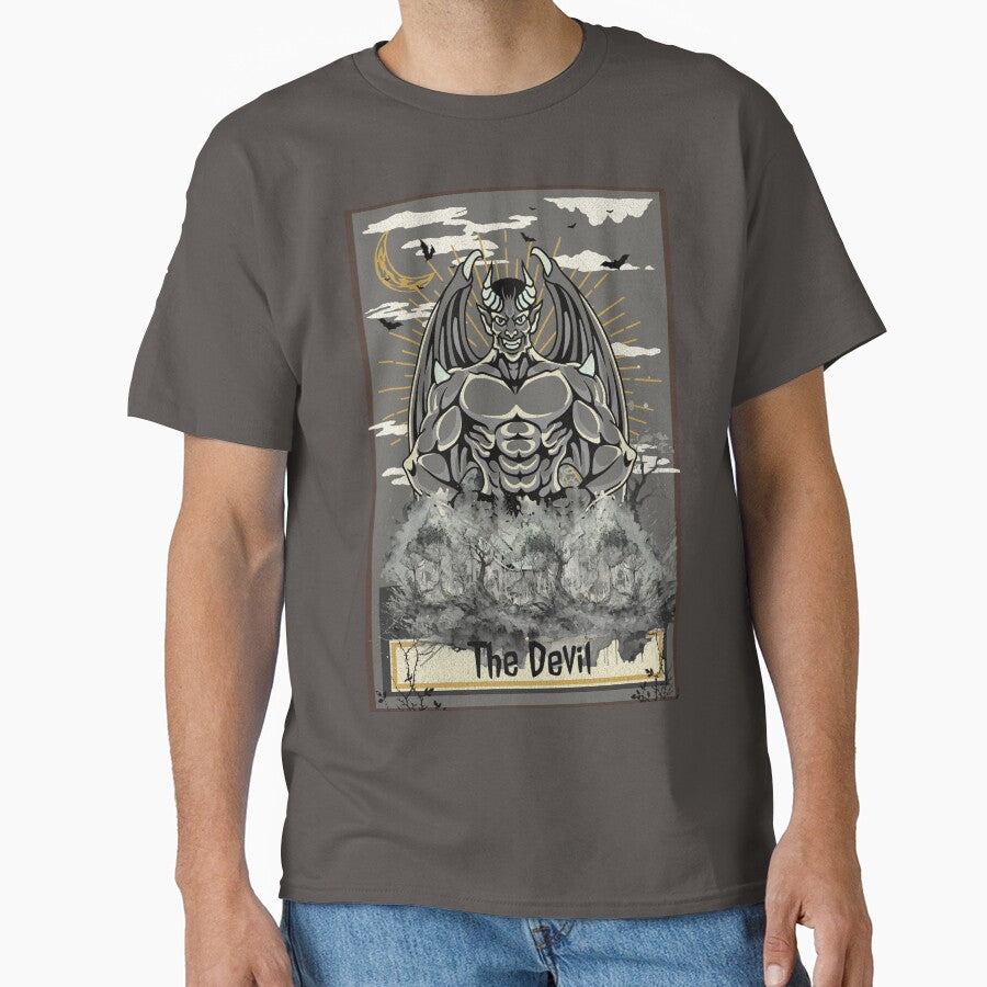 "Moonlit : Unveiling 'The Devil Tarot"-  Essential T-shirt by PatriciaReyes