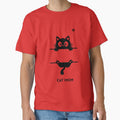Cat mom gift – funny cat mom design with black cat by Katja LebenFreude