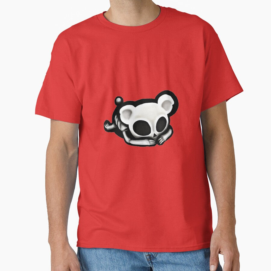 Skeleton bear red bg by DigitalCloud