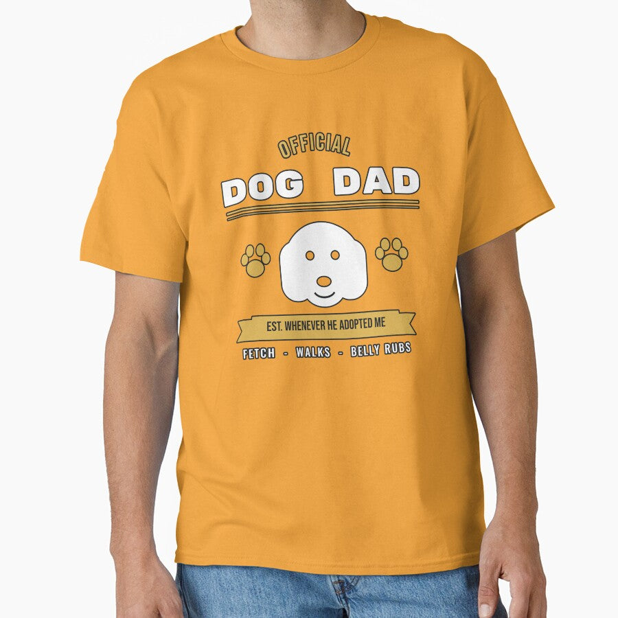 Official Dog Dad Est Whenever He Adopted Me by PeaksAndPrints