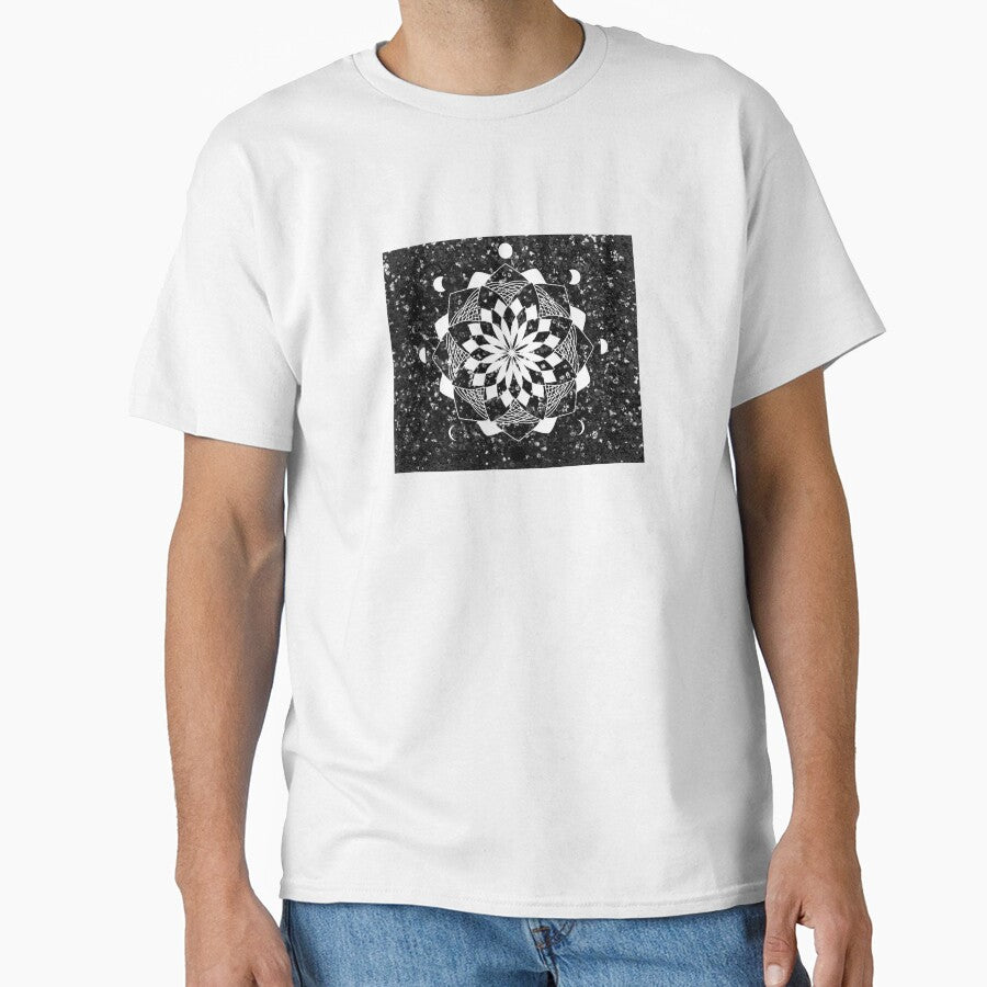 this design combines the serenity of the mandala and the beauty of the moon. by TifanysArt