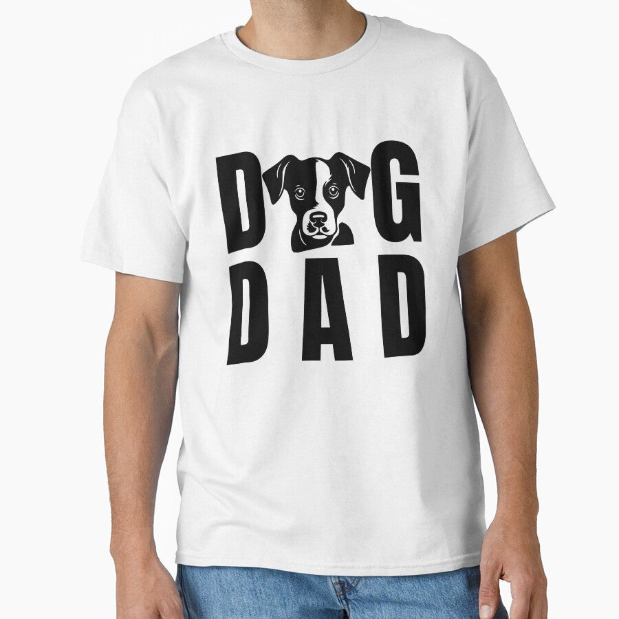 Funny Dog Dad T-Shirt - Gift for Dog Lovers by GoodAuraDesigns