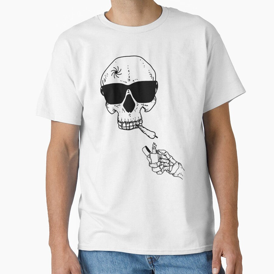 Skeleton Smoke Marijuana Joint by Light79
