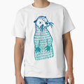 Cheeky Otter Standing - Hand drawn by familyofotters