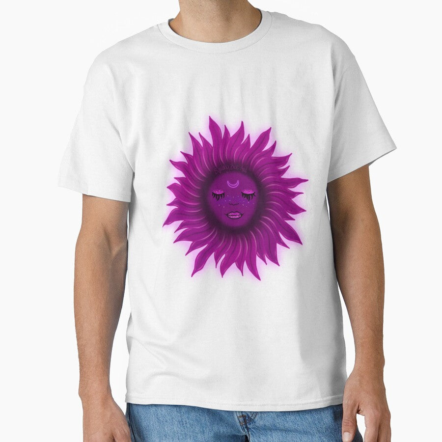Purple Sun T-Shirt/Sticker Design by SquishyBeeArt