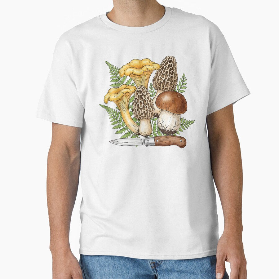Vintage Mushroom Foraging Illustration Mycology by SholoStudio
