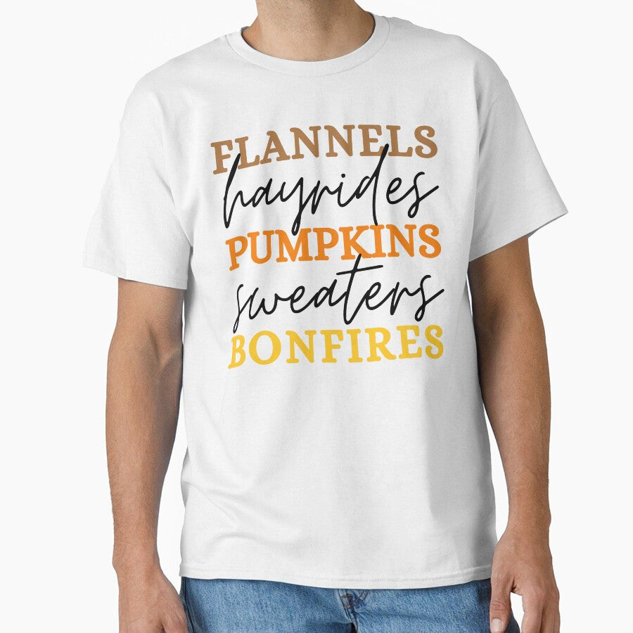 Flannels Hayrides Pumpkins Sweaters Bonfires by Wiss2Arts