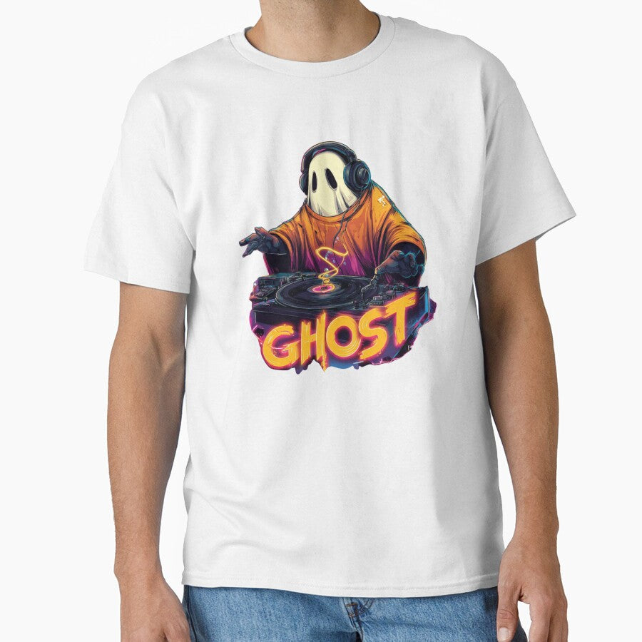 DJ Ghost | T-Shirt by NicolasGlowArt