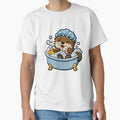 Cute Otter Taking a Bubble Bath Kawaii Embroidery Patch by ColorSplash123