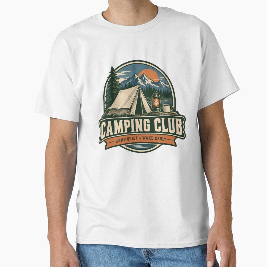 Vintage Camping Club Mountain Outdoor Design by Mostafa Studio