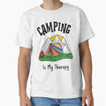 Camping Is My Therapy For Mental Health by Sartoris Art