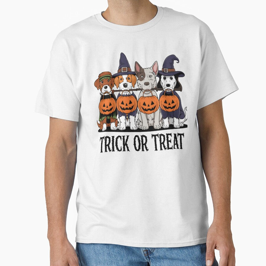 Halloween Dog Trick Or Treat by KitonicTees