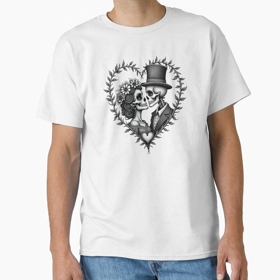sugar skull love couple by a2zbuyshop