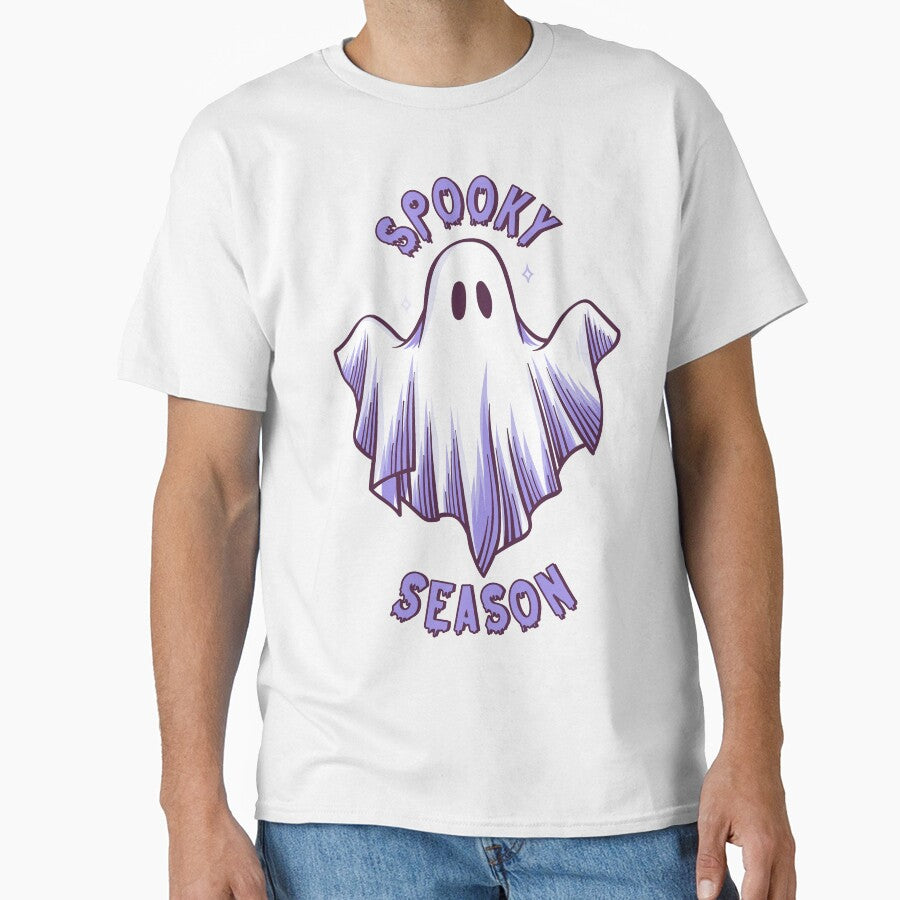 Spooky Season - Purple Cute Ghost Halloween by artsyvectors