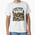 Camp More Work Less Lie About Both Adult Camping t-shirt by TWYtees