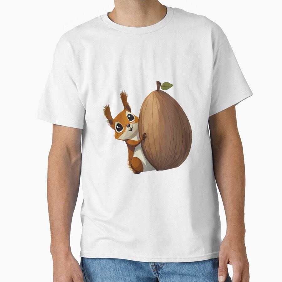 Squirrel Behind the Giant Acorn by omerfdln34