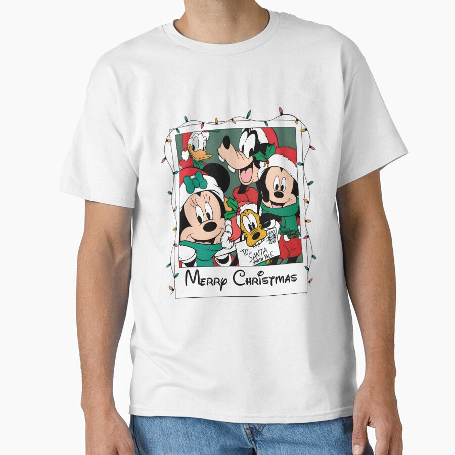 Merry Christmas Friends Holiday Lights Retro Card Design by rexhepchixran