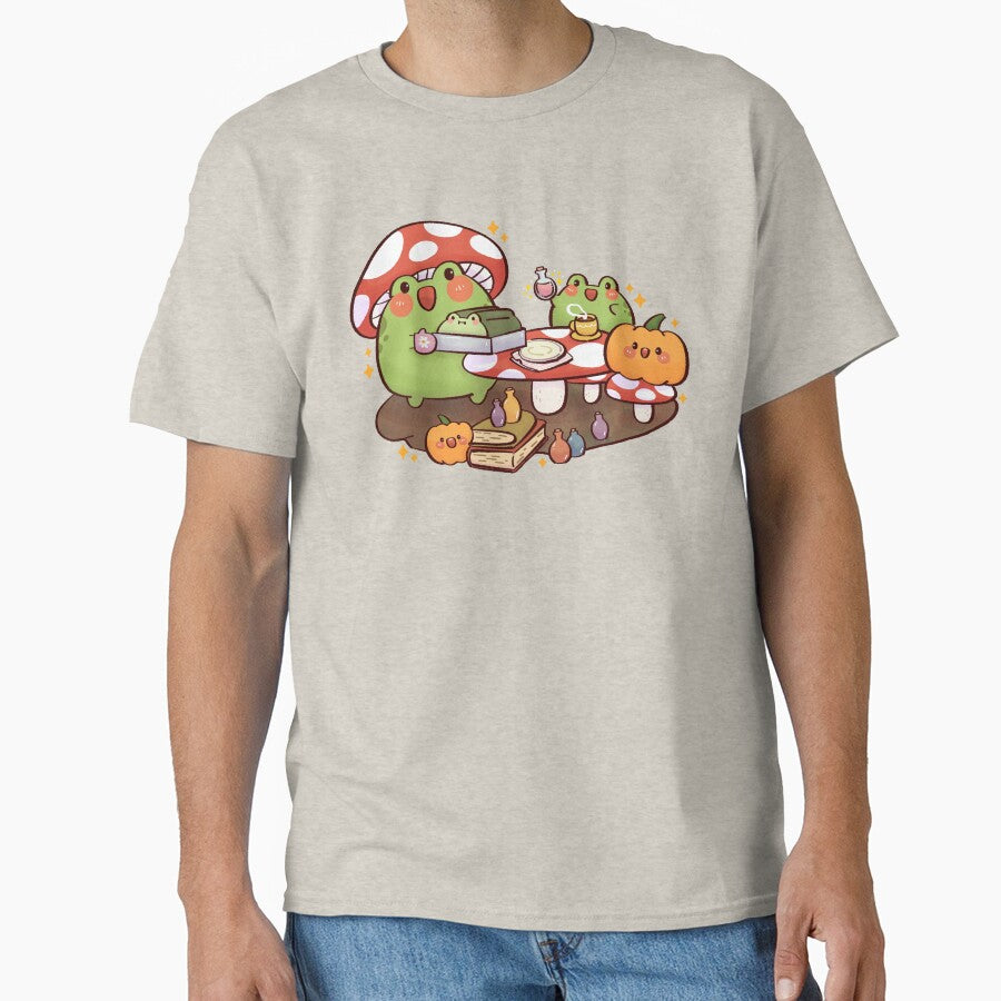 Mushroom Hat Frog by NasDoodleArt