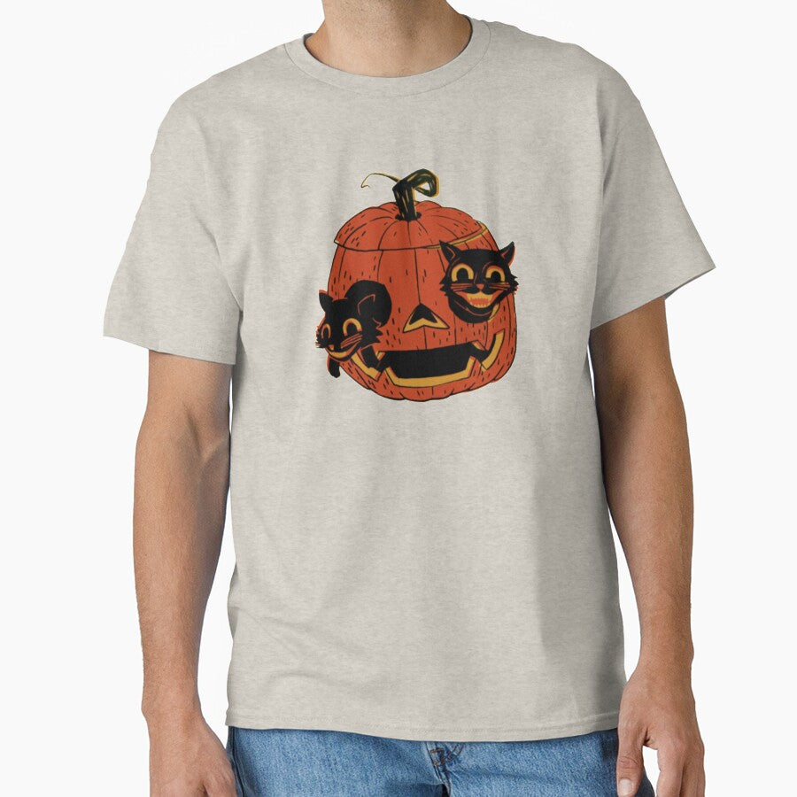 Vintage Halloween Black Cats - Scaredy Cat by Epitome Girl