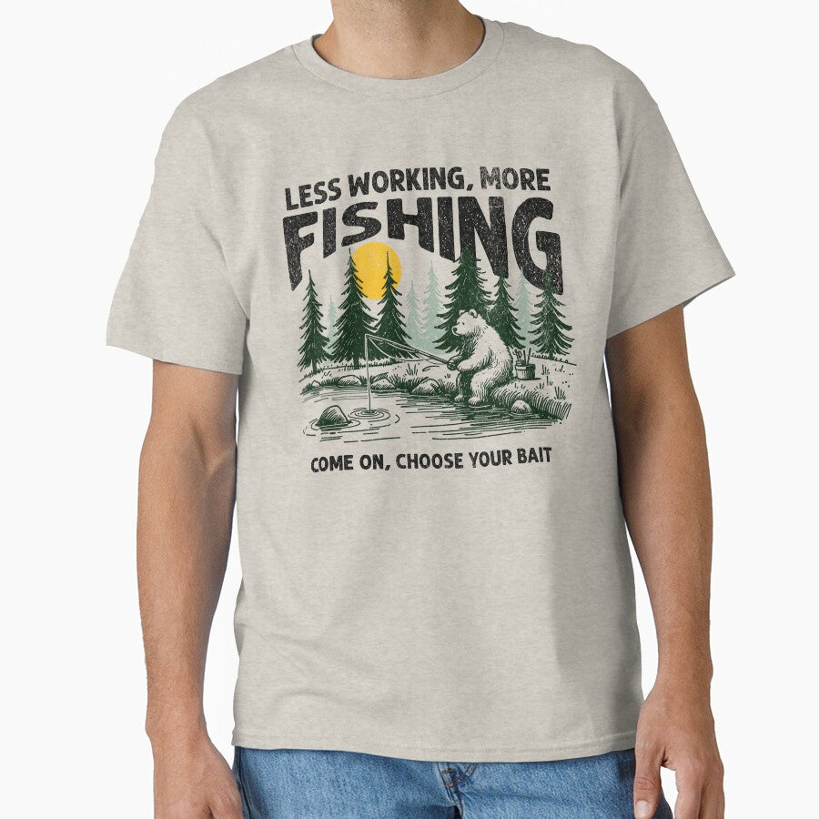 Less Working More Fishing by Topmaxdesign