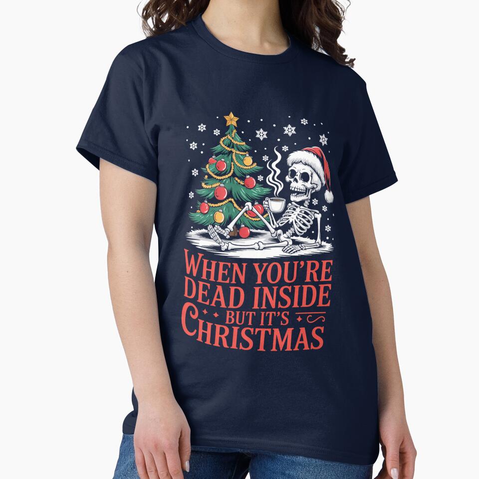 Sarcastic Skeleton Christmas Coffee Lovers by gourpmerzihd