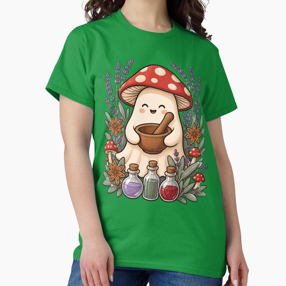 Cozy Ghost Mushroom Apothecary by Fun2Fentastic