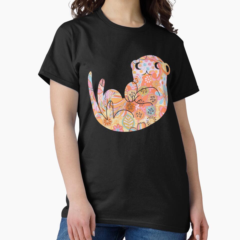Otter Floral by 37jlee