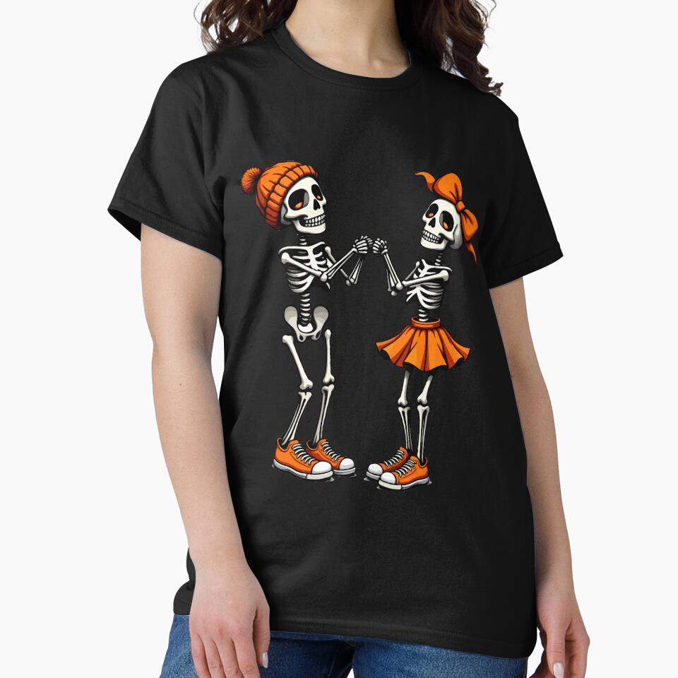 Dancing Skeletons Halloween Couples Dance Fun by AxelBrook