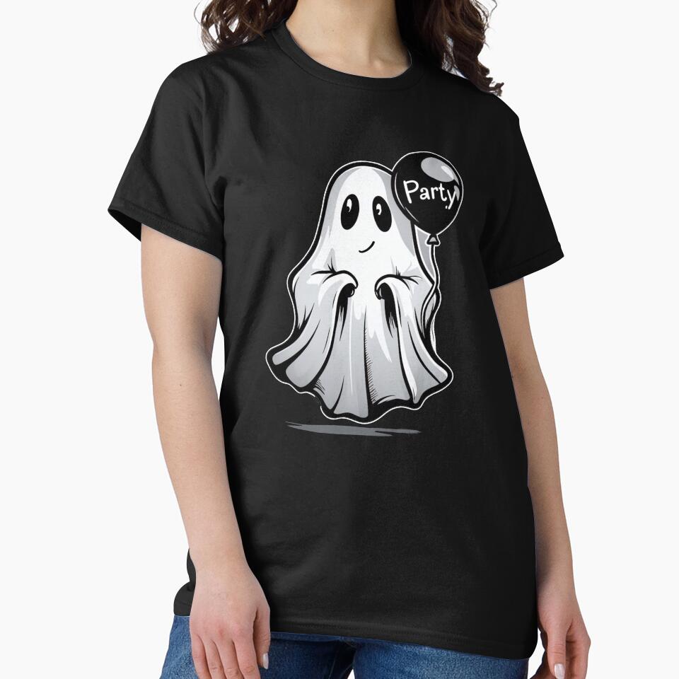Fun and cute Halloween party ghost by iancoppack