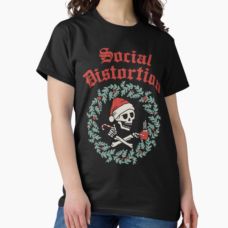 Christmas Skeleton Wreath Santa Hat by Talentity55