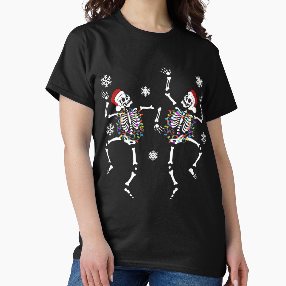 Dancing Skeleton Hat Christmas Swea by lirdondedejg