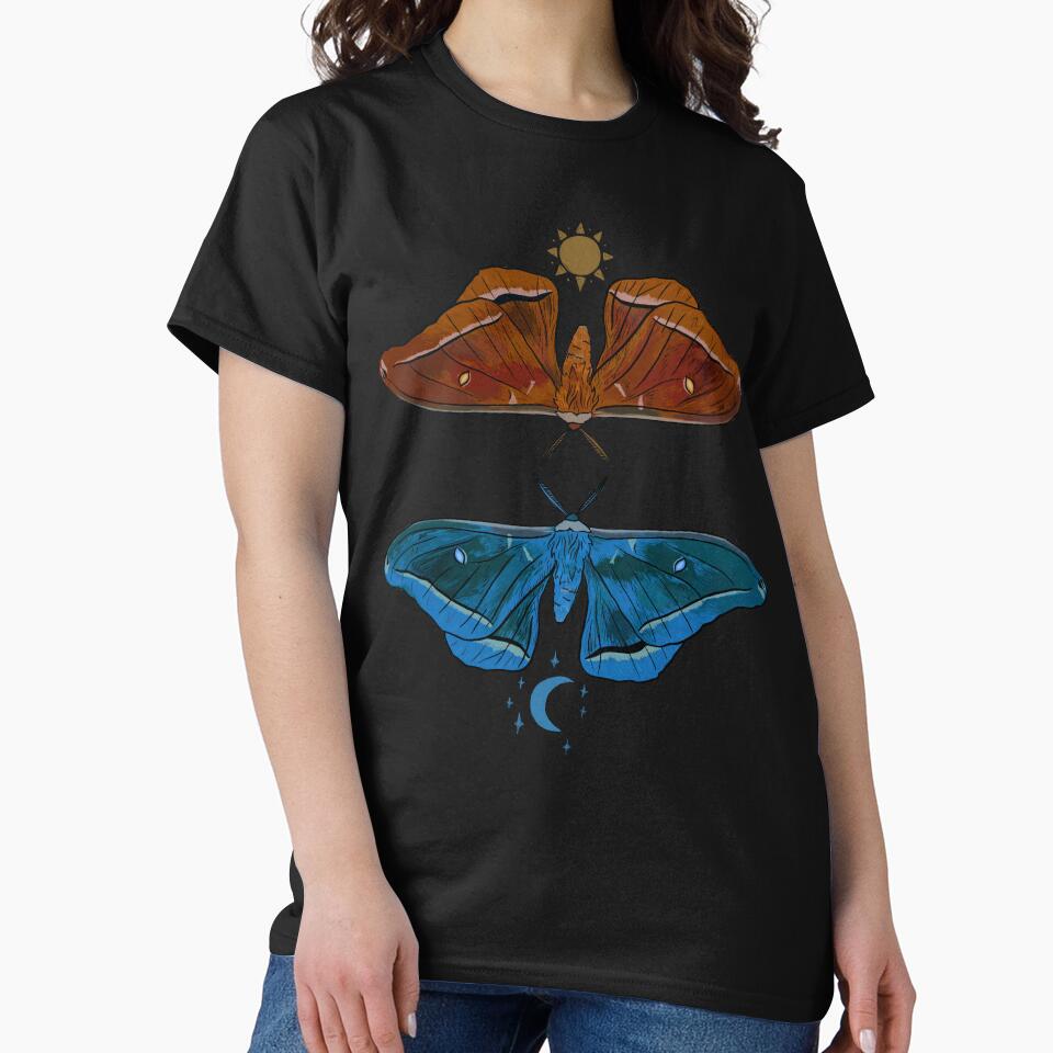 Celestial moths by katkinggross