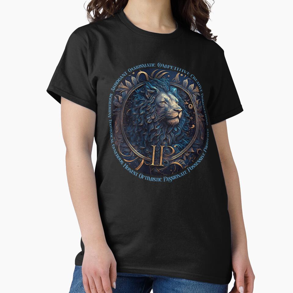 Leo T-Shirt, Horoscope T-Shirt, Birthday T-Shirt, Zodiac Sign T-Shirt by Graphitti Squad
