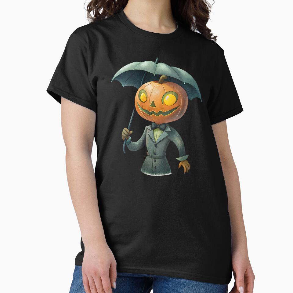 Spooky Pumpkin with Umbrella by Itsheartshop