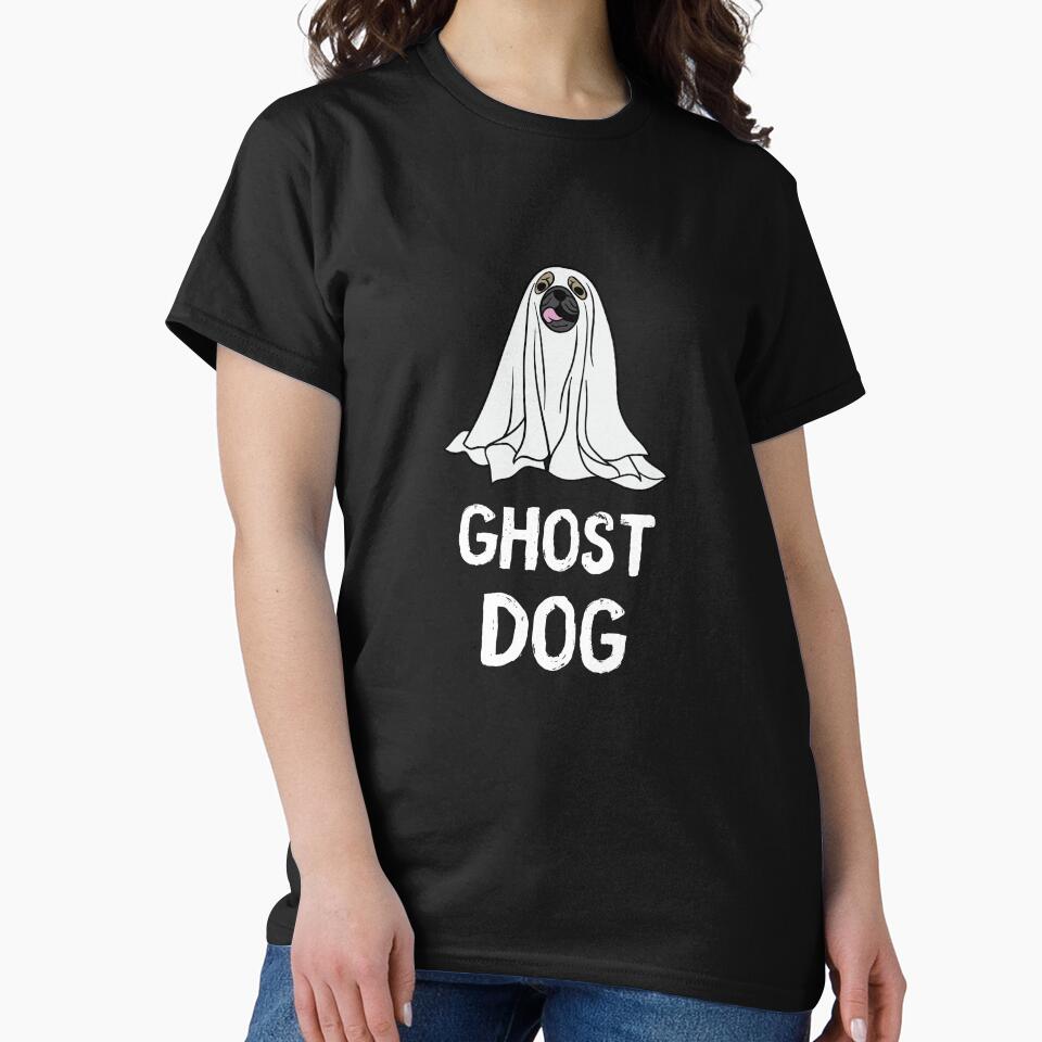 ghost dog funny dog lover gift for halloween by DesignisMine