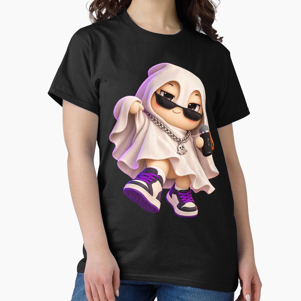 Kawaii Halloween Ghost Streetwear Mochi by ImagenFusionP