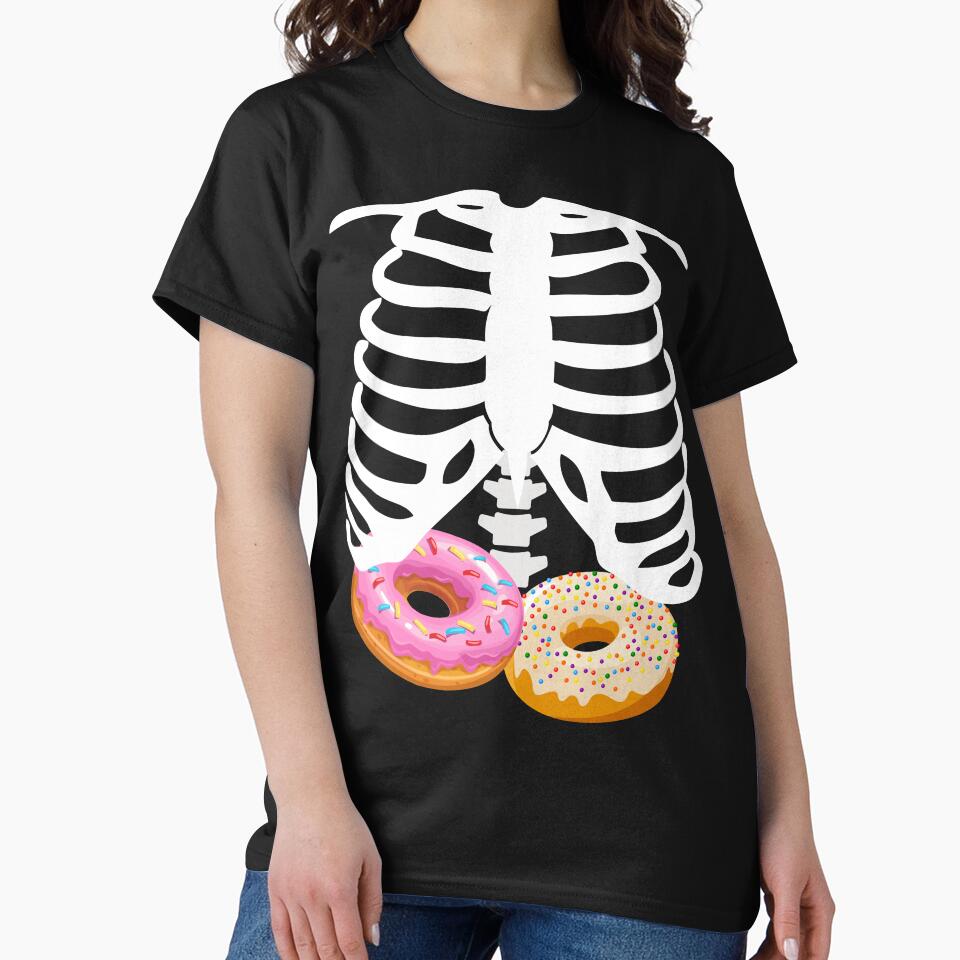 Donut Skeleton Ribcage - Halloween doughnut lover by K-icon