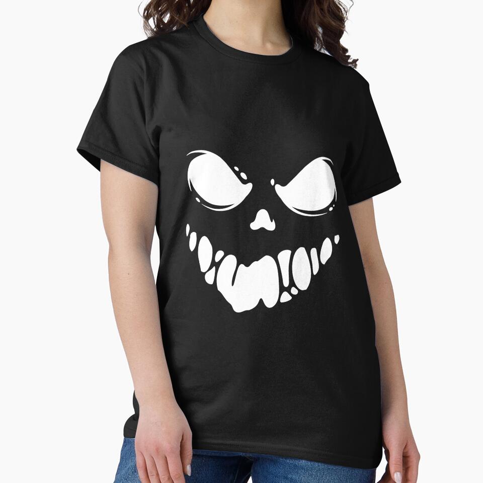 Vintage Halloween Scary Face by RK-Artist