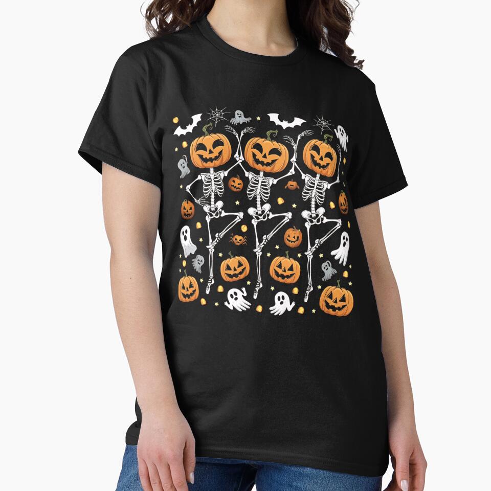 Dance Skeletons Pumpkin  Autumn Night by Hotshots Design