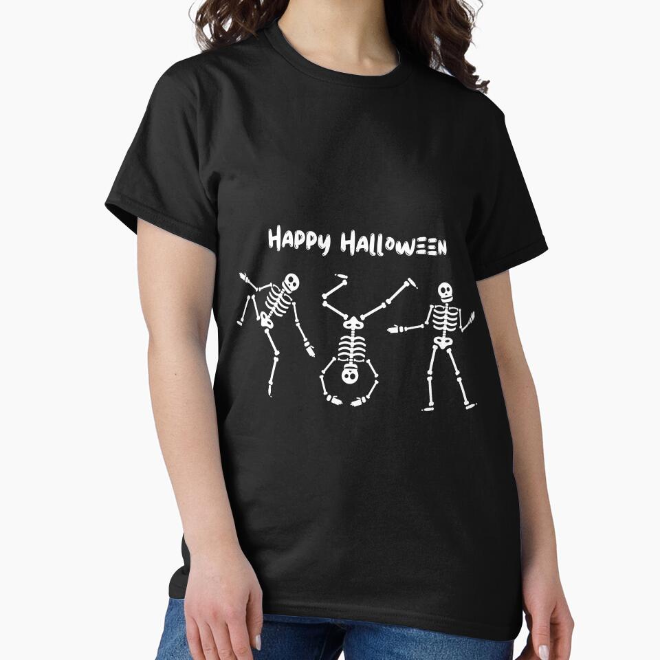 Dancing Skeleton Halloween Design by RK-Artist