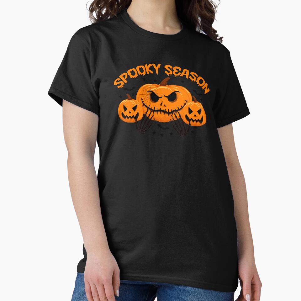 Halloween Spooky Season With Funny Pumpkin Heads by fejoa