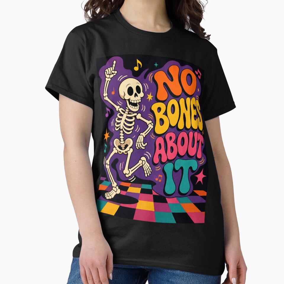 No Bones About It — Dancing Skeleton Retro by Jandedan