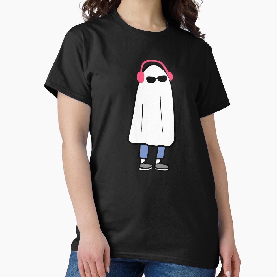 Funny Ghost with glasses by Mayarart
